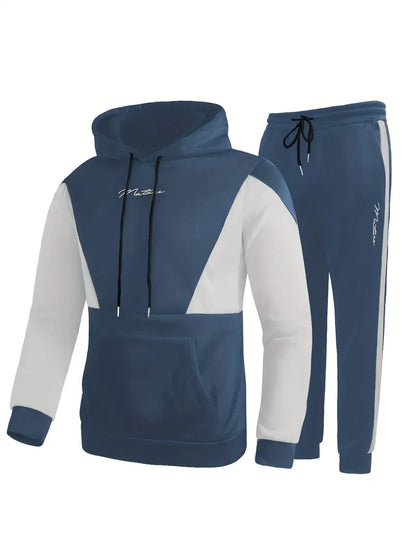 Ensemble pull à capuche décontracté pour homme