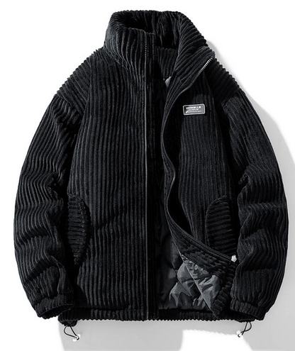 Gilet en coton côtelé style classique