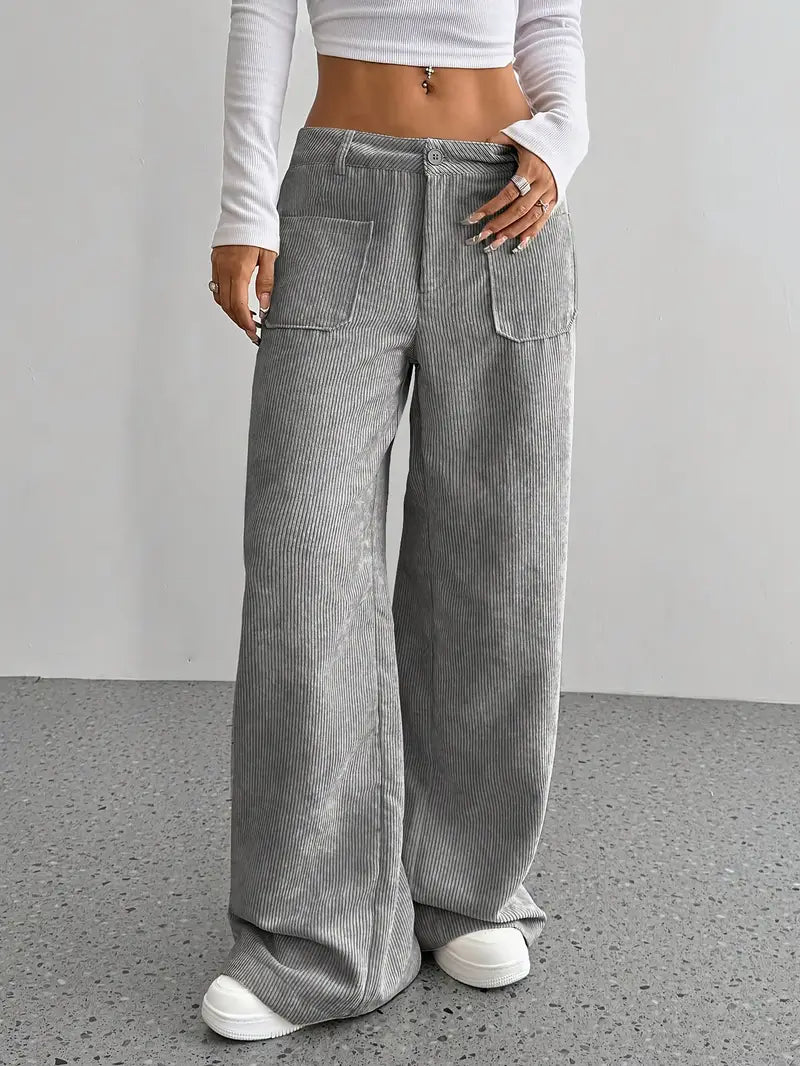 Pantalon femme confortable en coton