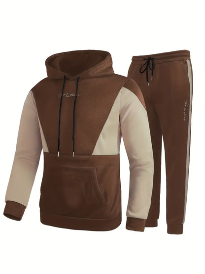 Ensemble pull à capuche décontracté pour homme