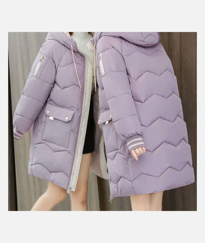 Manteau d'hiver femme élégant et chaud