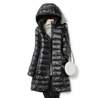 Veste d'hiver légère pour femme, chaude et isolée
