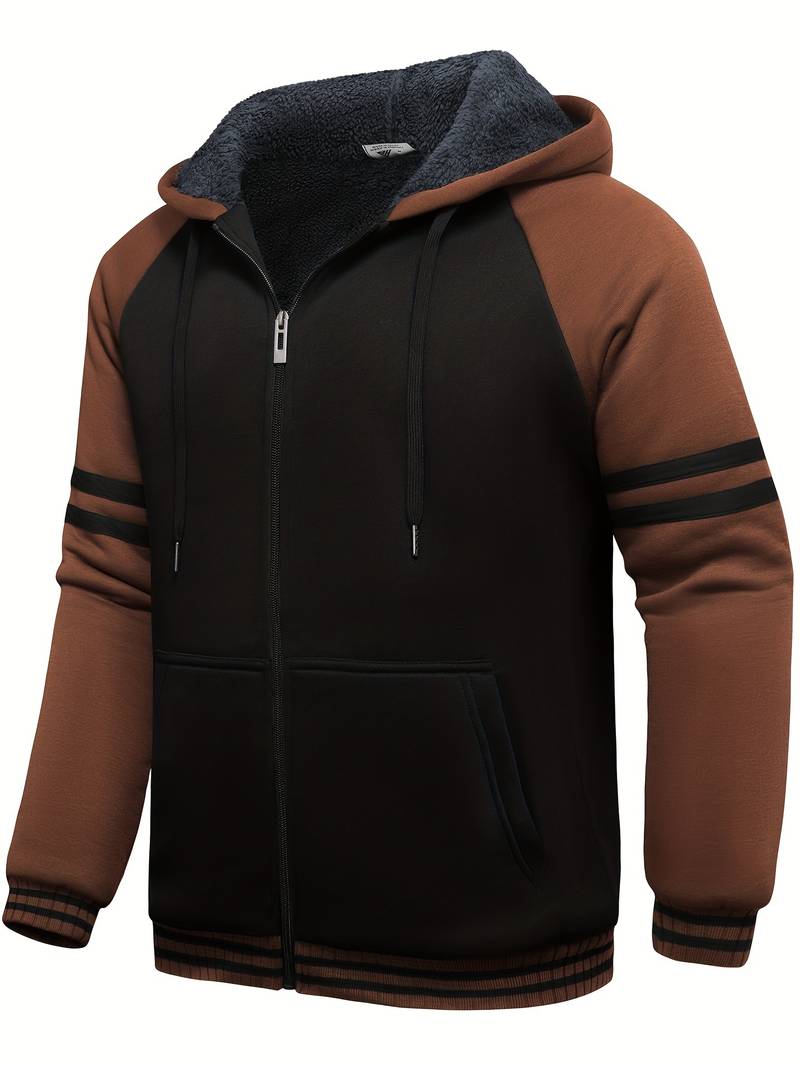 Sweat à capuche thermique chaud et isolant pour hommes
