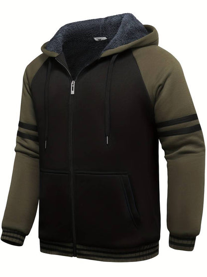 Sweat à capuche thermique chaud et isolant pour hommes