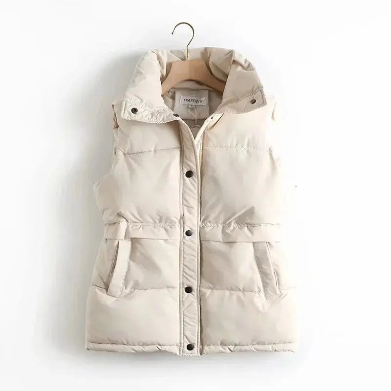 Gilet rembourré doux pour femme