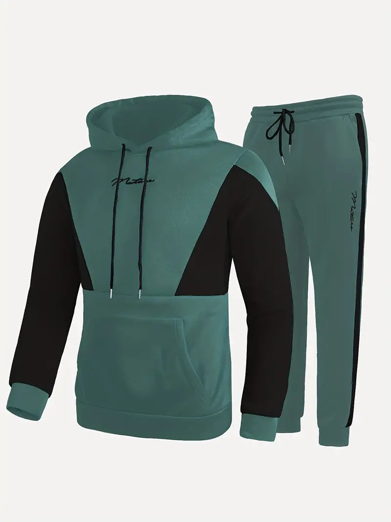 Ensemble pull à capuche décontracté pour homme