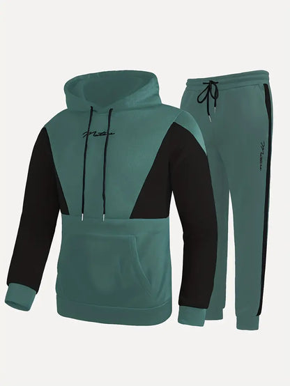 Ensemble pull à capuche décontracté pour homme