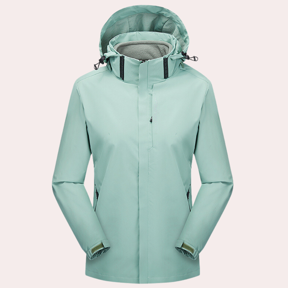 Veste d'automne coupe-vent et chaude pour femme