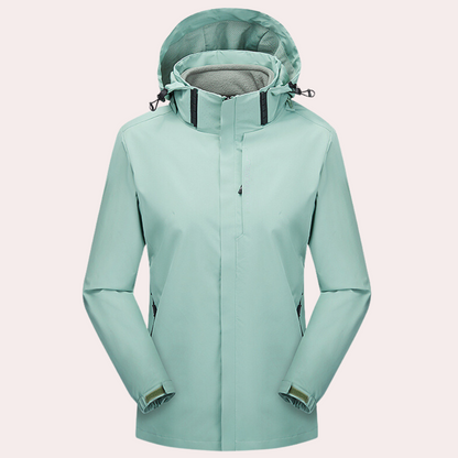 Veste d'automne coupe-vent et chaude pour femme