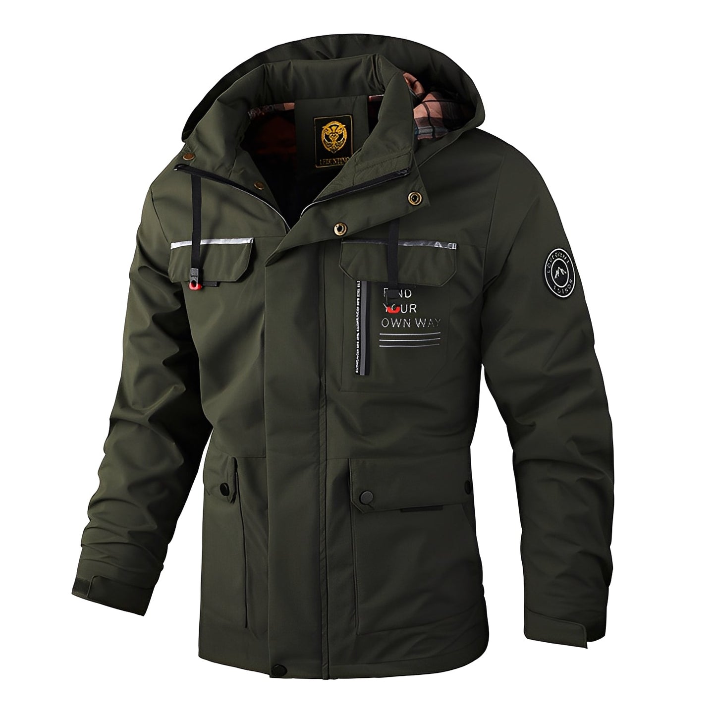 Veste d'extérieur imperméable et chaude pour homme