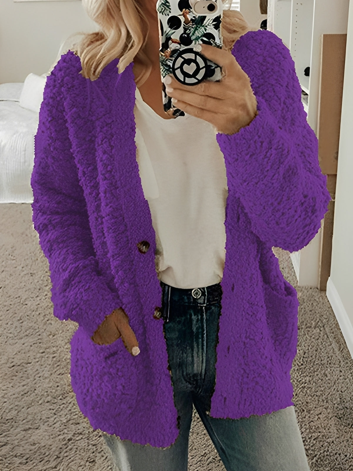 Cardigan décontracté chic pour femme