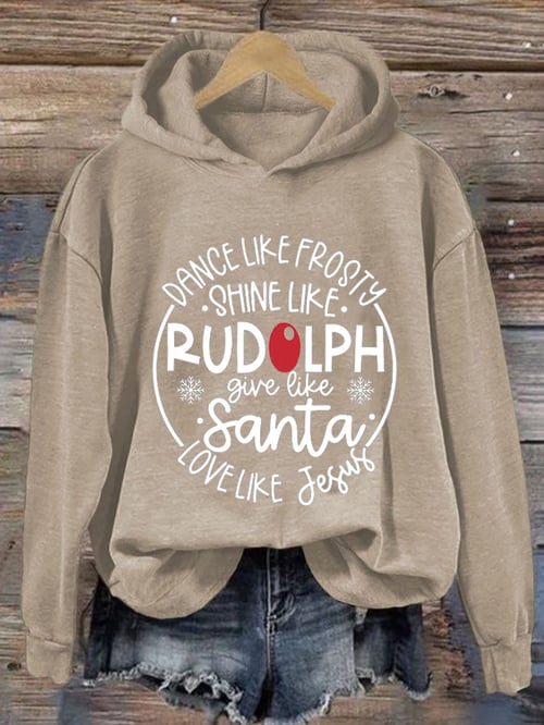 Hoodie de Noël femme Festif Rouge