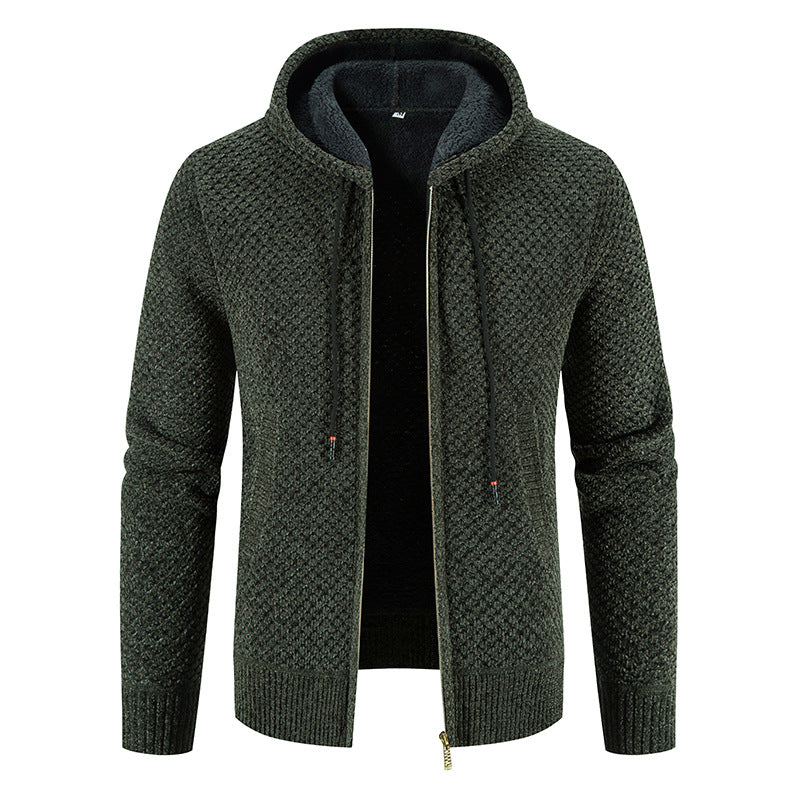Cardigan à capuche pour homme tendance
