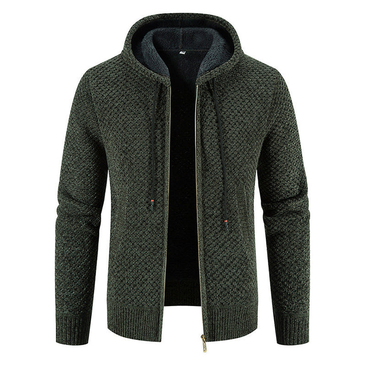 Cardigan à capuche pour homme tendance