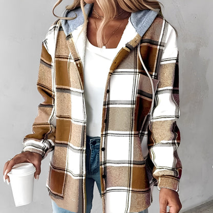 Veste à capuche douce et confortable pour femme