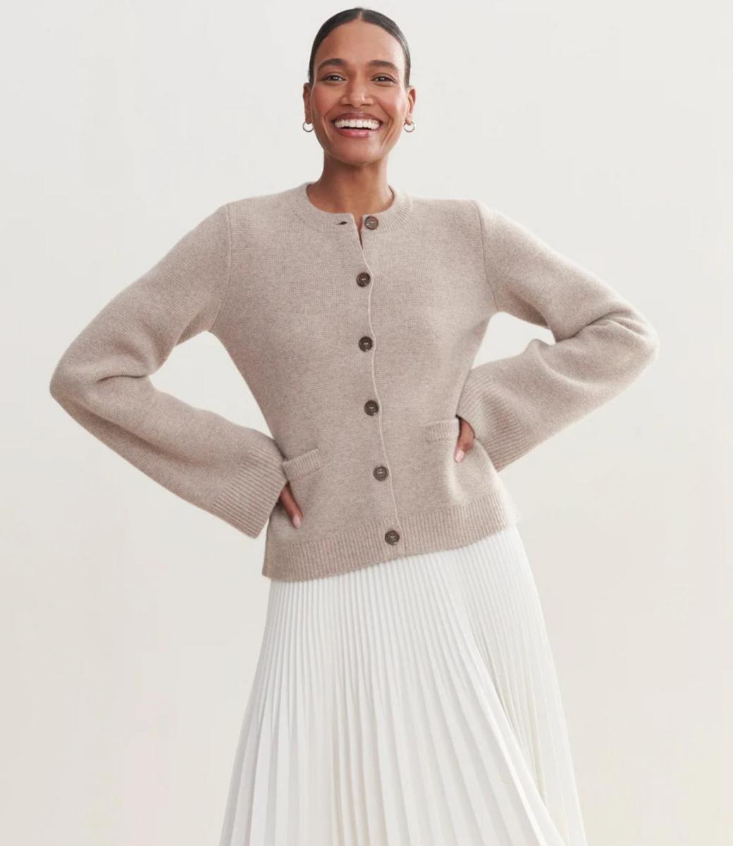 Cardigan de luxe en tricot élégant