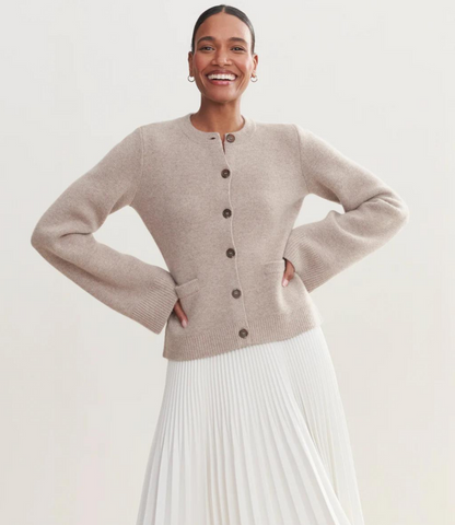 Cardigan de luxe en tricot élégant