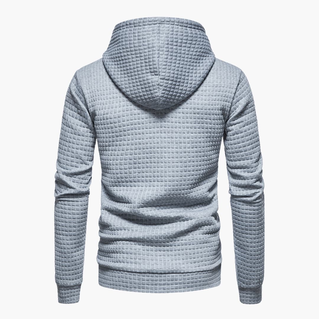 Karierte Hoodiejacke Sportlich - IdealeKleiden