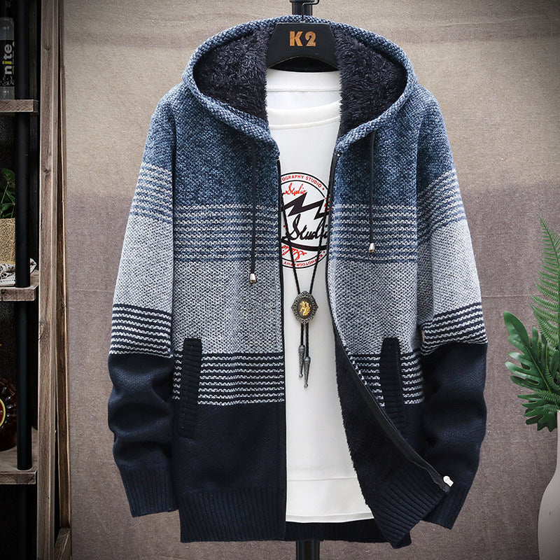 Parka homme à capuche élégant