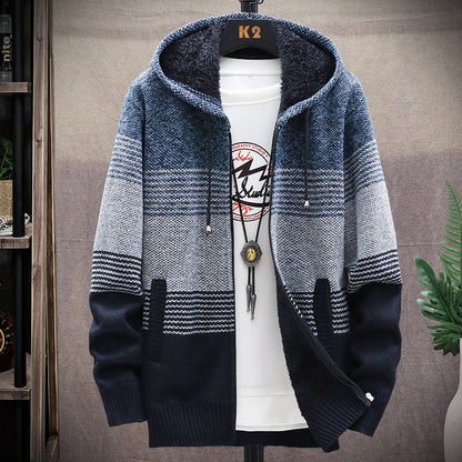Parka homme à capuche élégant