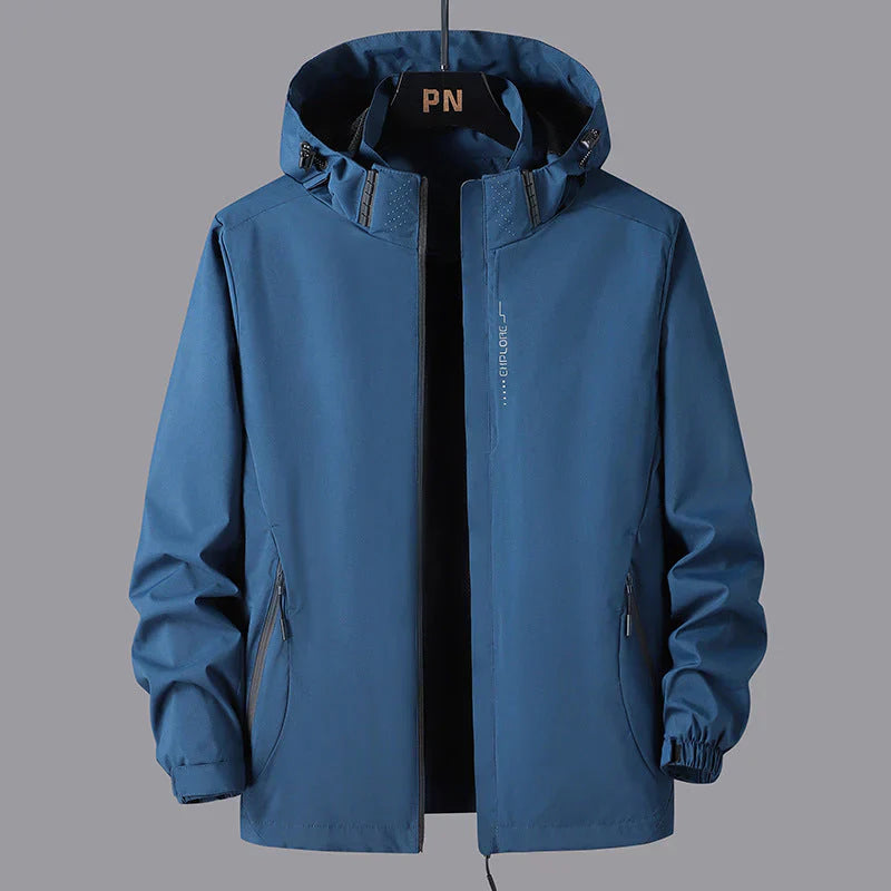 Imperméable unisexe stylé avec capuche