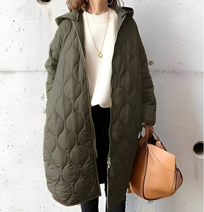 Parka femme pratique et chaud à capuche
