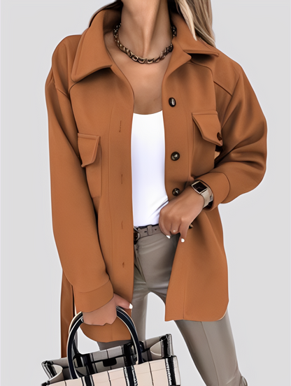 Veste élégante pour femme Col cranté léger