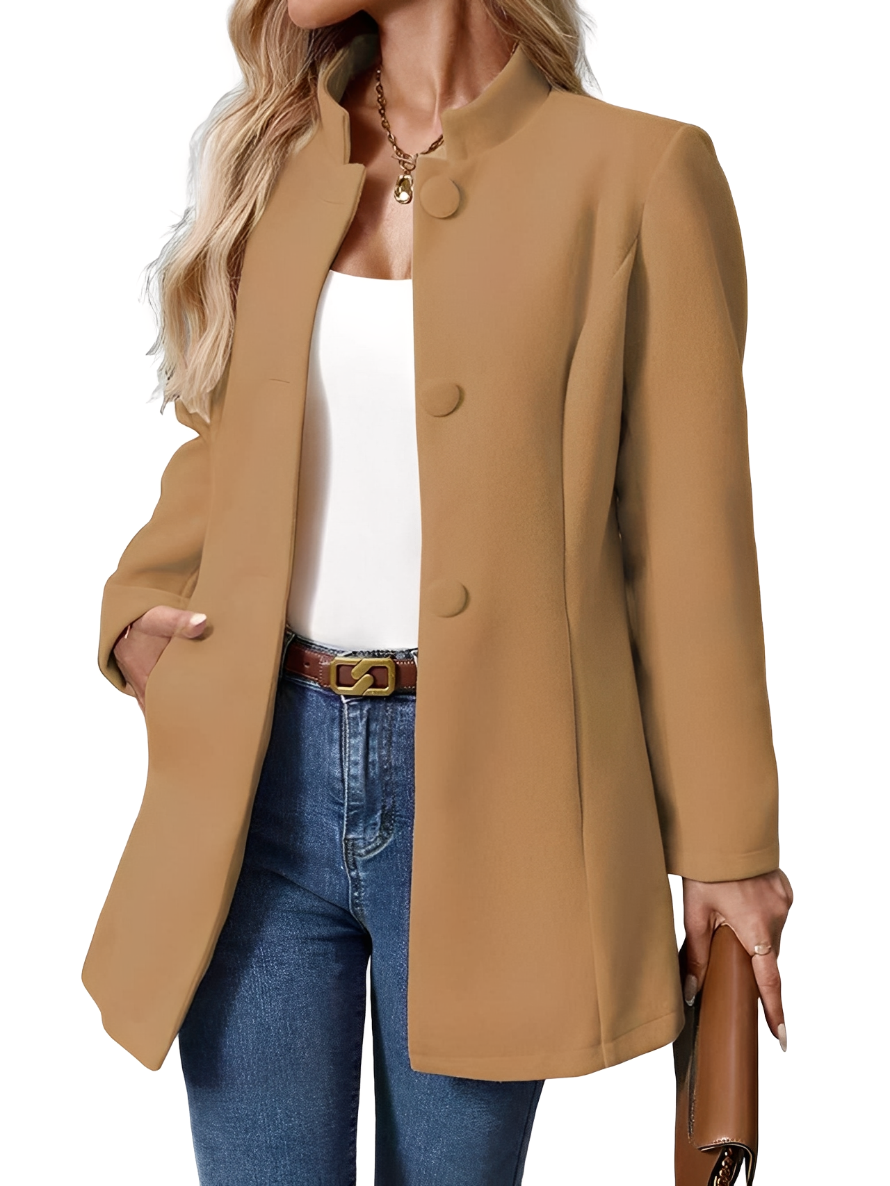 Veste femme mode Cintrée Boutons