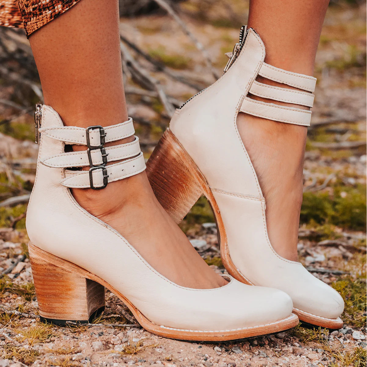Élégantes bottes en cuir pour femme