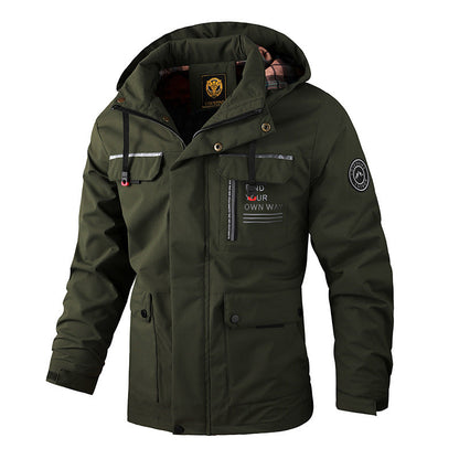 Veste d'extérieur imperméable homme sportive