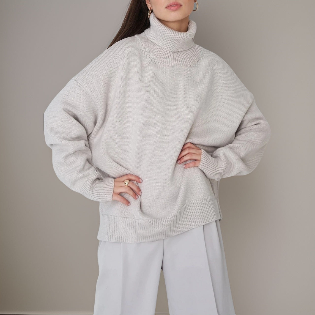 Femmes Col Roulé Chaud Hiver