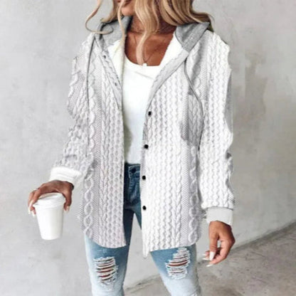 Veste femme tendance motif carreaux été