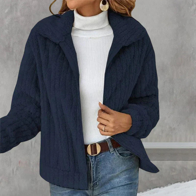 Gilet court femme chaud et élégant