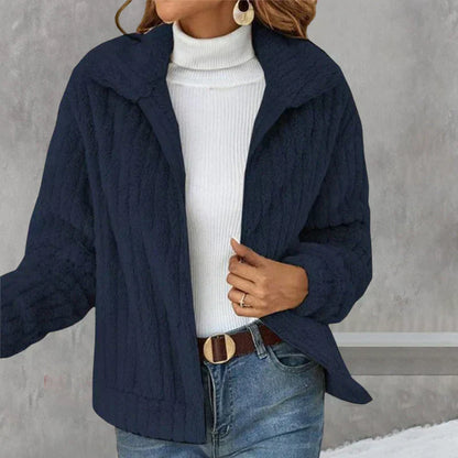 Gilet court femme chaud et élégant