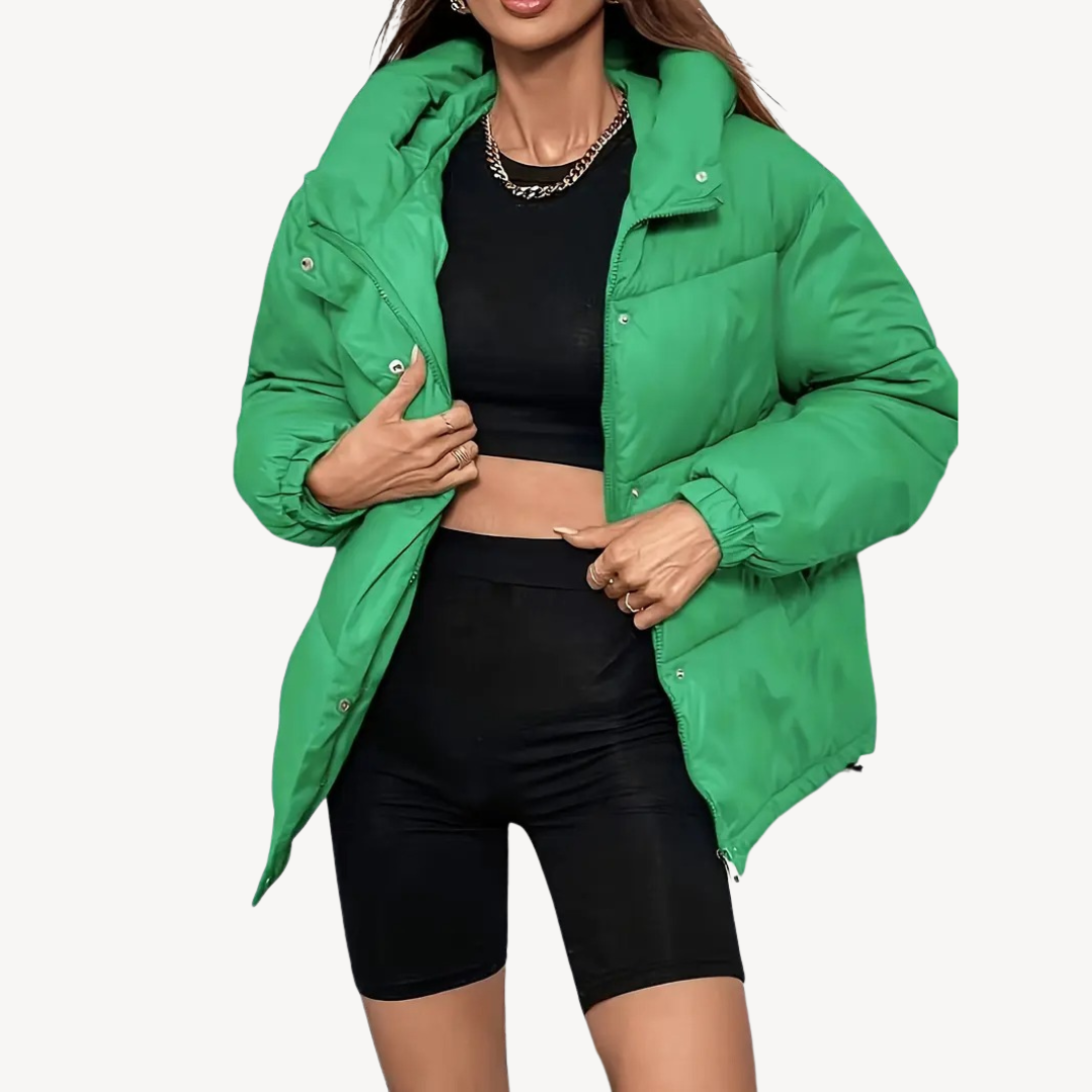 Sweat à capuche pour femme, doudoune chaude