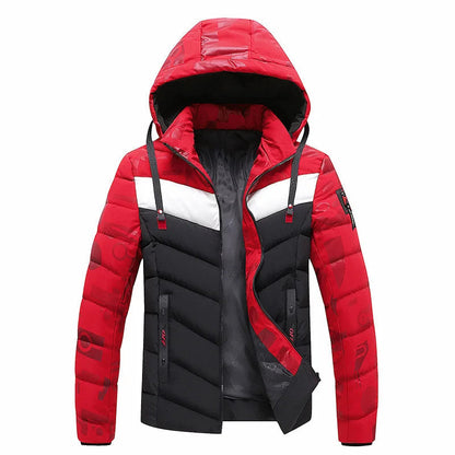 Blouson d'hiver homme chaud en duvet