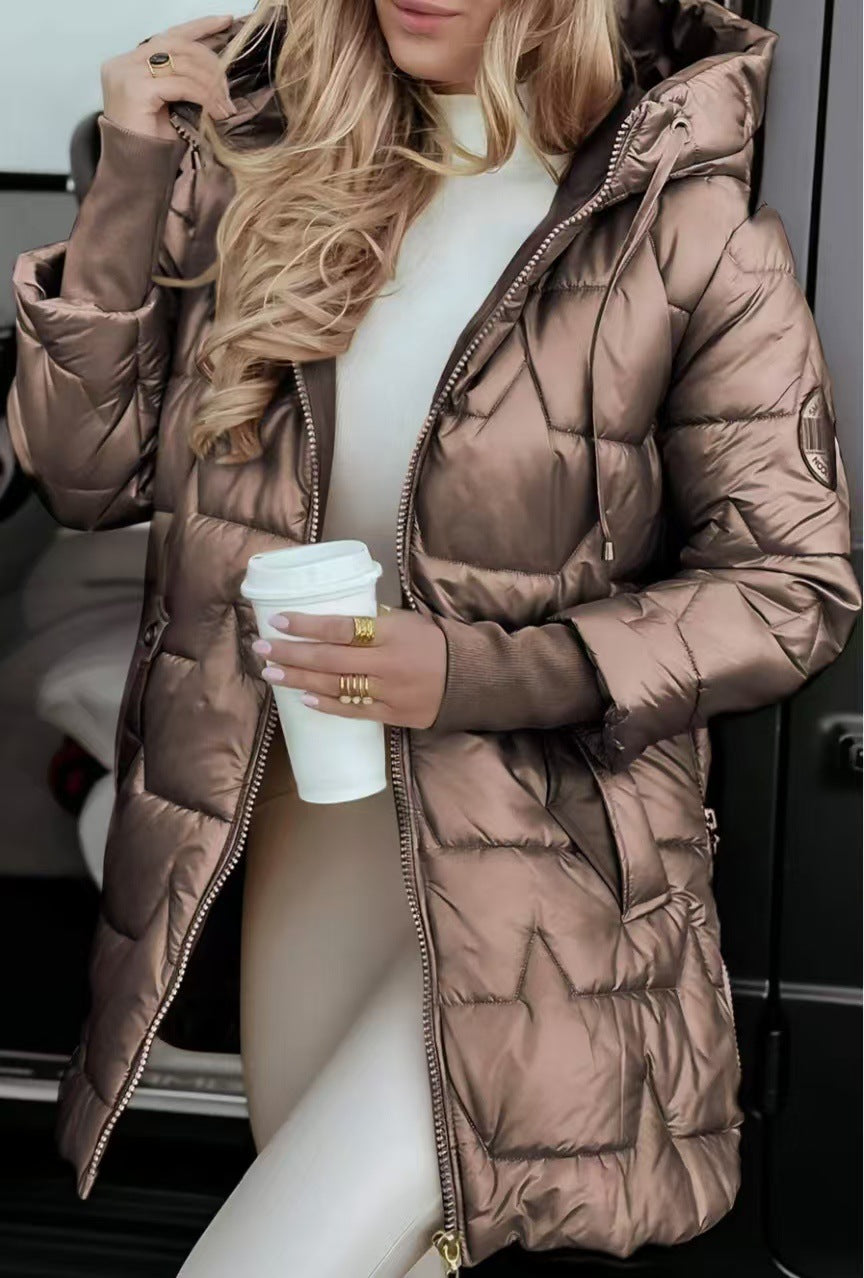 Élégante doudoune femme hiver