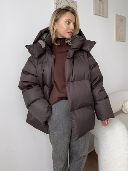 Manteau d'hiver chaud et rembourré pour femme