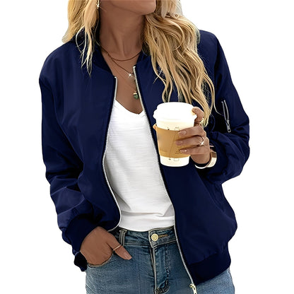 Blouson aviateur femme élégant style rétro-chic