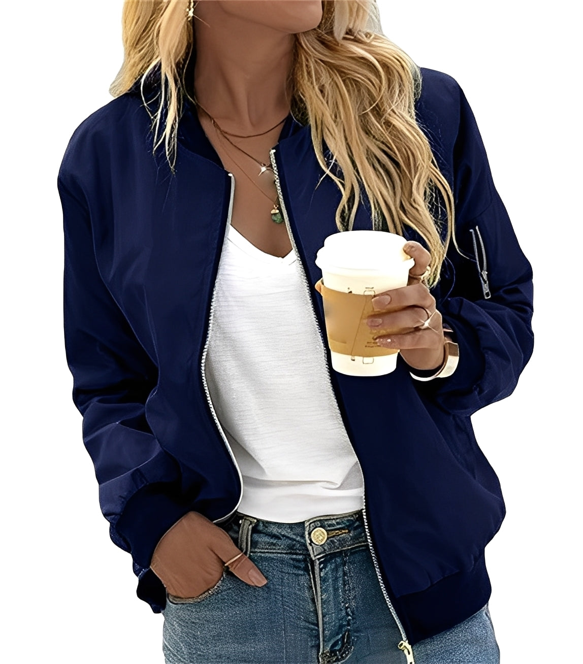 Blouson bombardier femme tendance confortable élégant