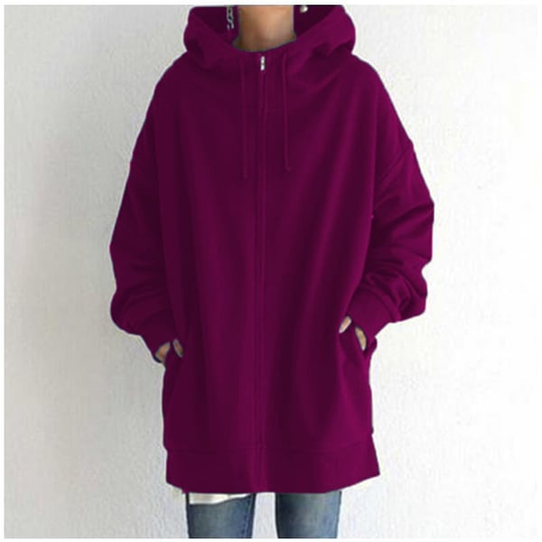 Parka femme capuche fermeture éclair automne-hiver