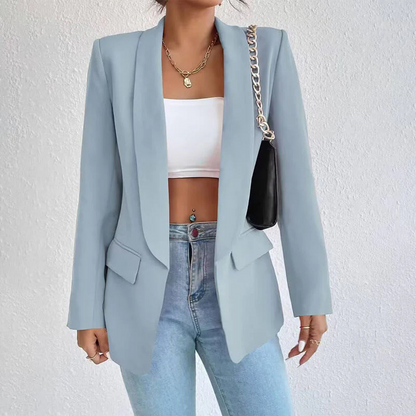 Blazer femme élégant à manches longues