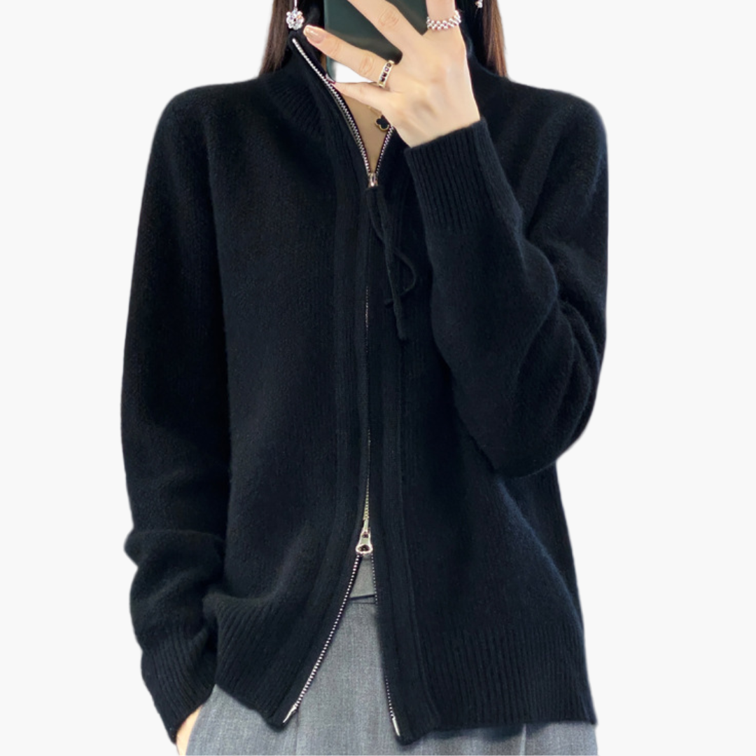 Gilet moderne zippé élégant