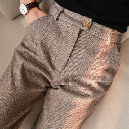 Pantalon de printemps slim pour hommes Longueur cheville