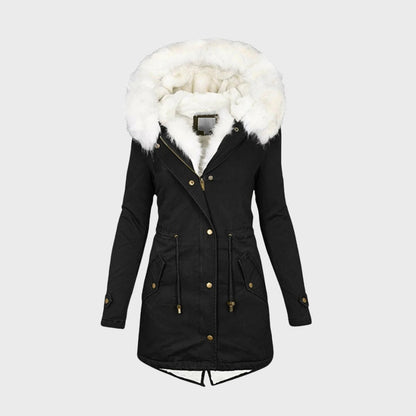 Warme Winterjacke Damen Stilvolle Designs - IdealeKleiden