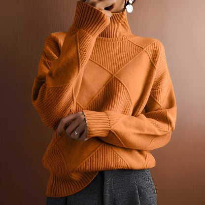 Pull col roulé femme douillet