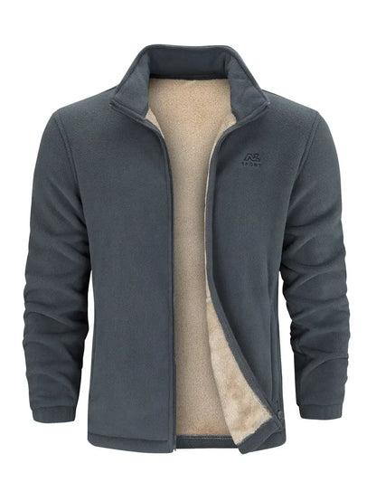 Veste d'hiver homme avec garniture en fourrure de luxe