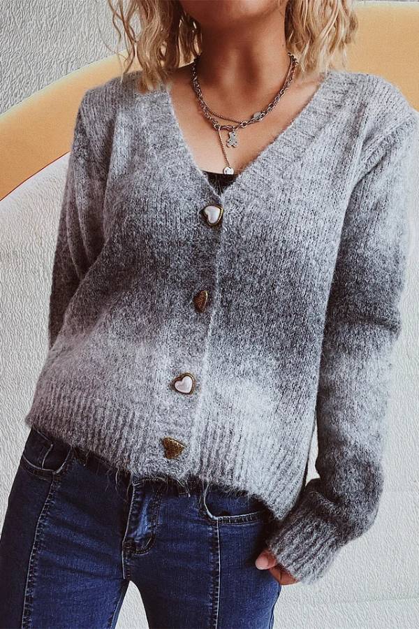 Cardigan doux couleur pastel