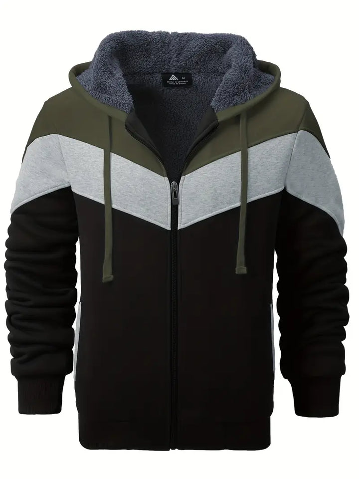 Pull Homme Chaud Doublé Capuche