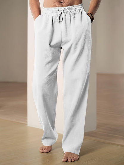 Pantalon confortable pour homme, décontracté avec cordon de serrage